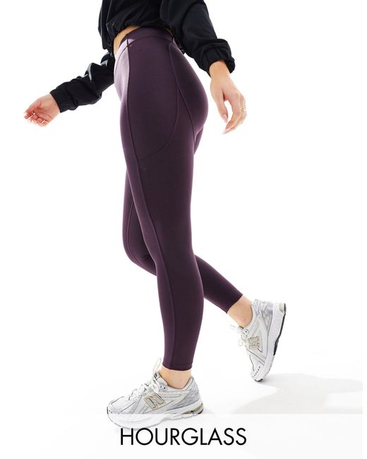 ASOS 4505 Purple Hourglass – icon – gesäßformende sport-leggings