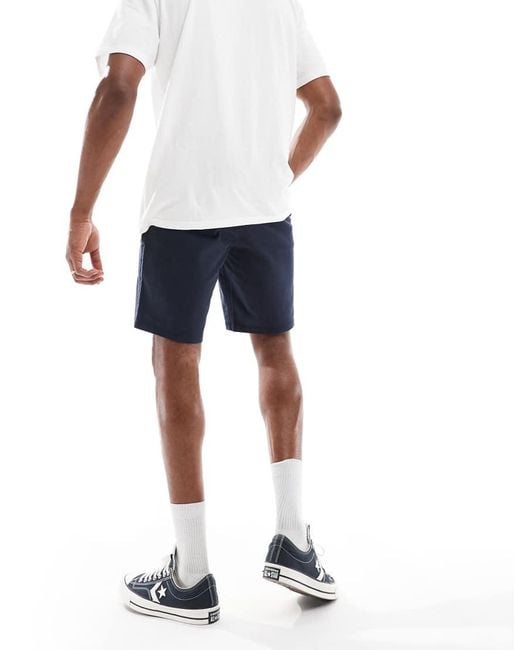 Farah Blue Hawk Twill Shorts for men