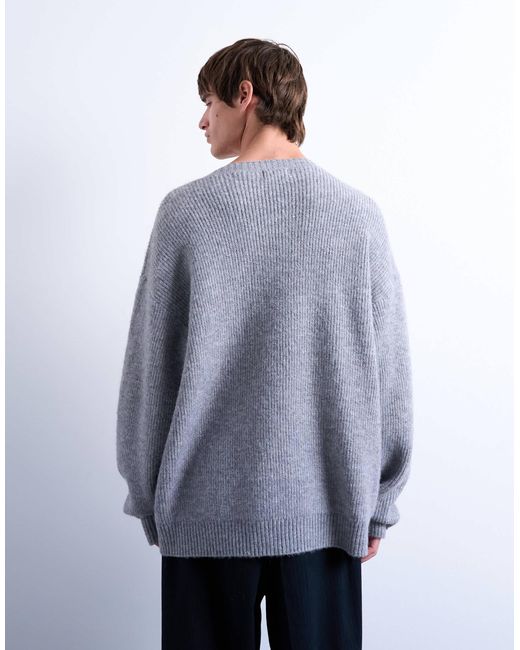 Topman – oversize-pullover in Blue für Herren