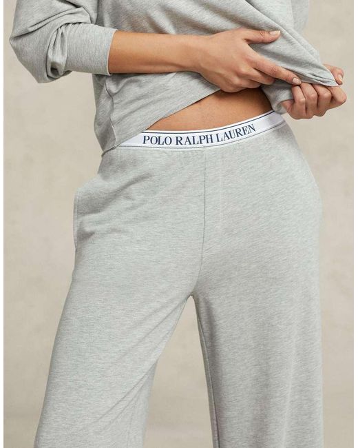 Polo Ralph Lauren Natural Top And Pant Pyjama Set