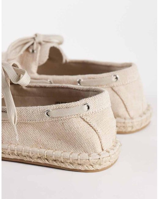 ASOS White Boat Shoe Espadrilles for men