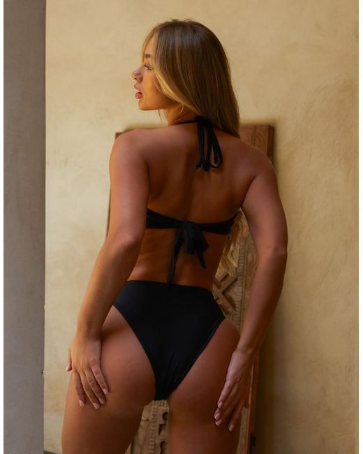 Moda Minx Brown X Amber Jepson Amour Bandeau Bikini Top