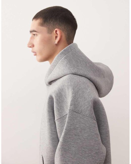 Weekday Gray Simon Hoodie for men