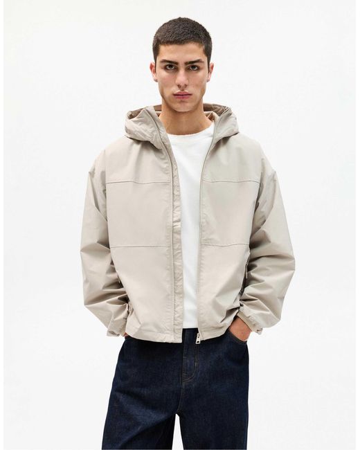 Imperméable à empiècements - sable Pull&Bear pour homme en coloris Natural