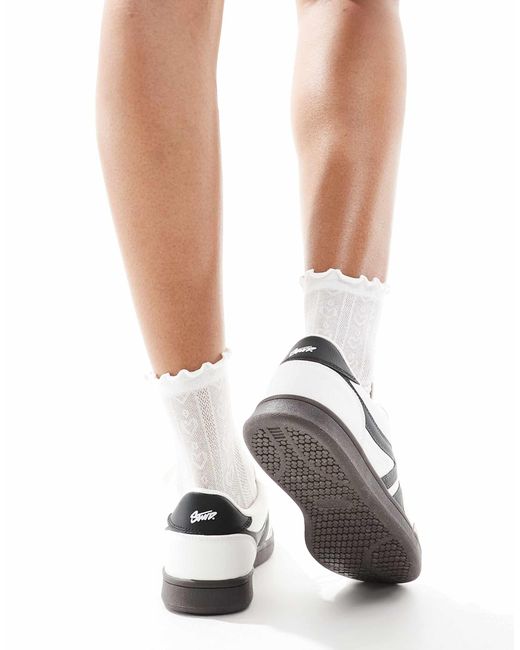 Pull&Bear White – retro – sneaker