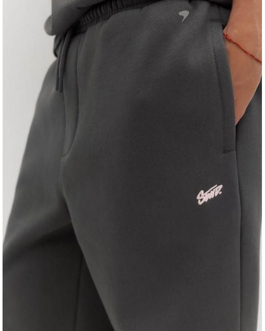Pull&Bear Gray Stwd joggers for men