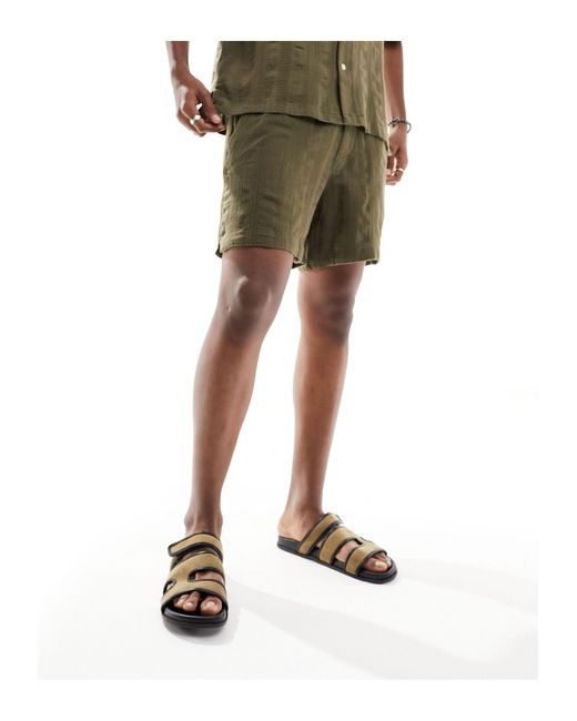 Pantalones cortos Abercrombie & Fitch de hombre de color Green