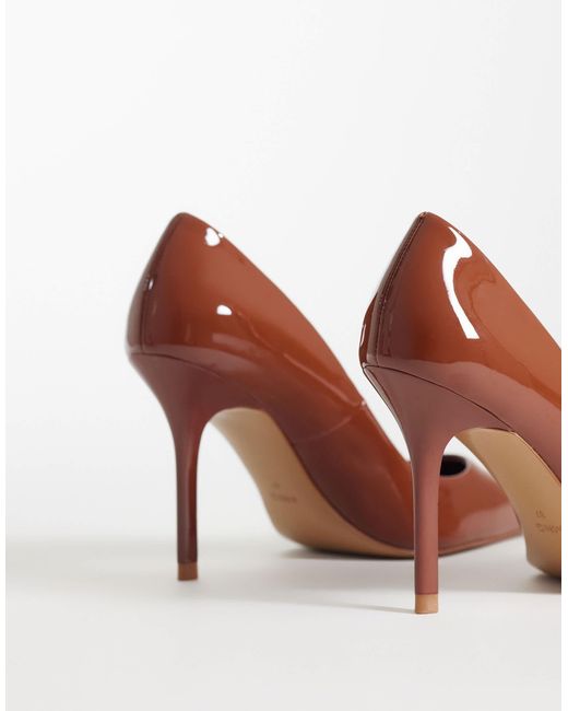 Mango Brown – spitze absatzschuhe