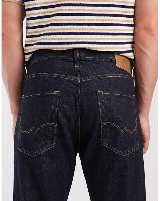 Jack & Jones Gray Chris Straight Jeans for men