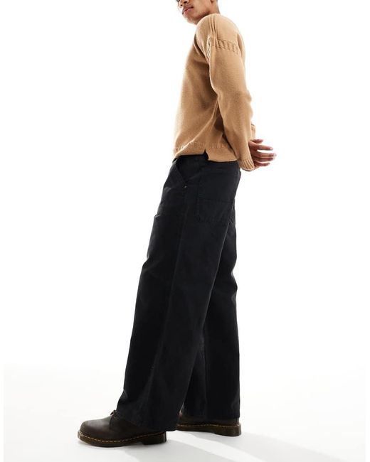ASOS Black Super baggy Pants for men