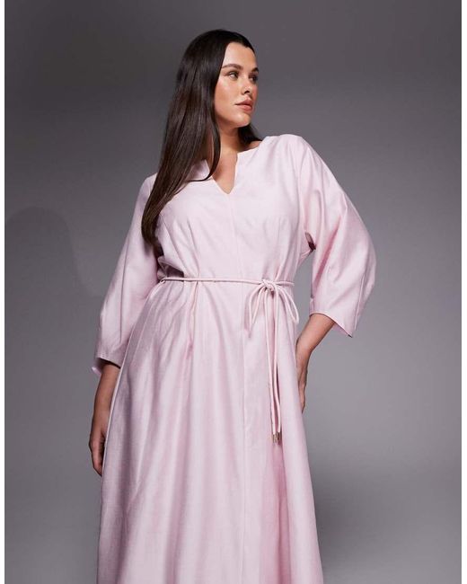 Forever New Purple Seam Detail Midi Dress
