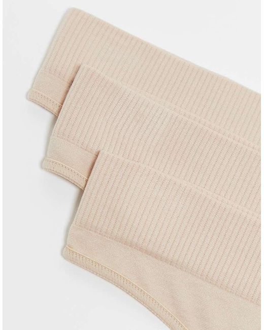 Pack De 3 Tangas Cat De - Neutro Weekday de color White