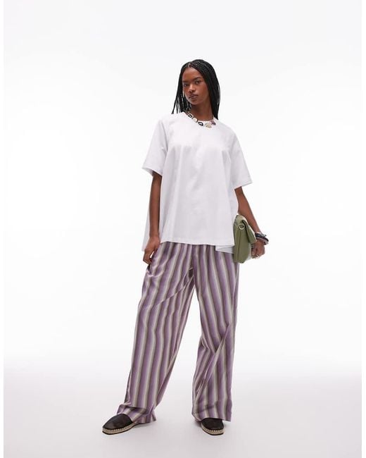 ASOS T-Shirt Met A-Lijn in het White