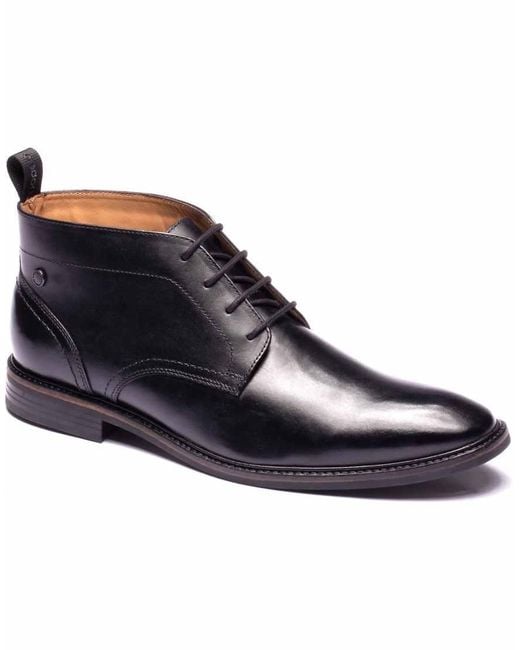 Base London Black Belgrave Chukka Boot for men