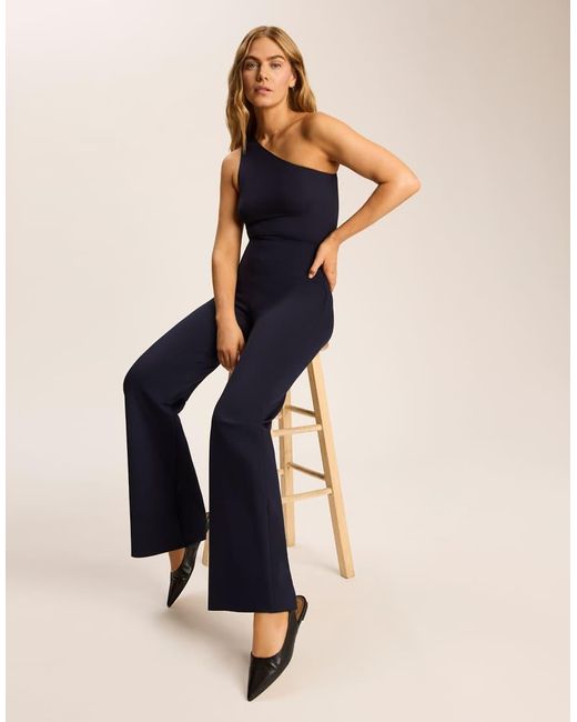 Commando Blue Neoprene Wide Leg Pant