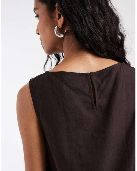 Gap Black Linen Top