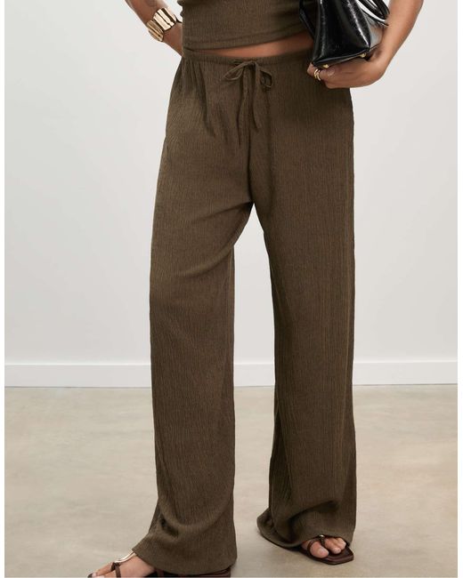 Stradivarius Brown – fließende hose
