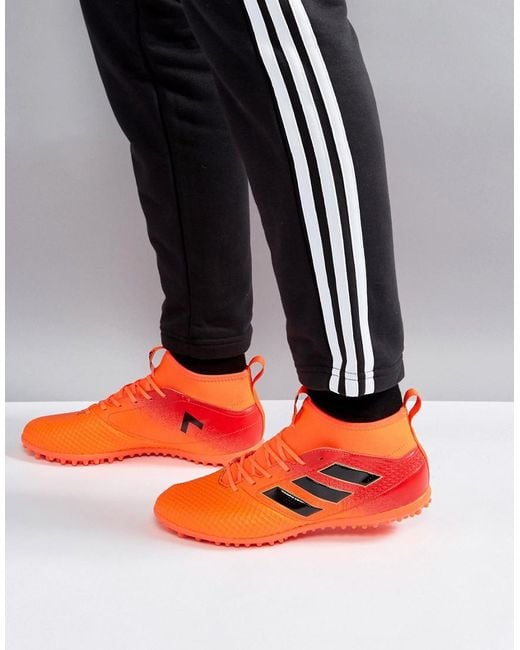 adidas Synthetic Football Ace Tango 17.3 Astro Turf Trainers In Orange  By2203 for Men | Lyst