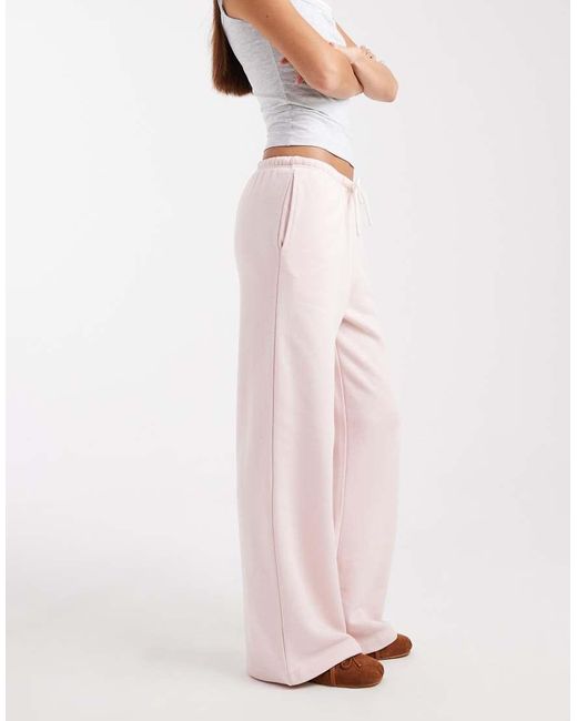 Cotton On Pink Classic Fleece Wide Leg Sweatpant