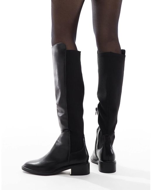 Latte - bottes cavalières SEQWL en coloris Black