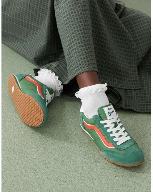 Vans Green Super Lowpro Sneakers
