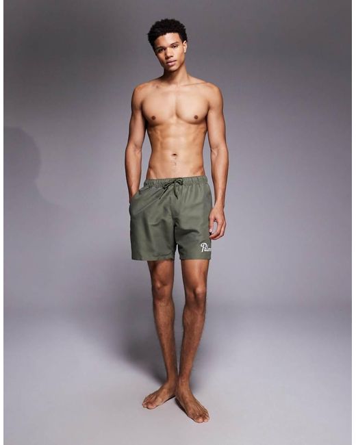 ASOS Gray Swim Shorts for men