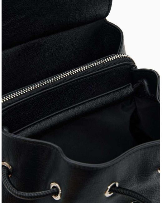 Desigual Black Medium Braided Backpack