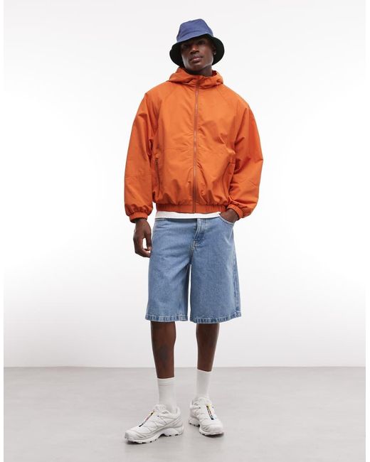 Giacca Antipioggia Ripiegabile Stormmax di ASOS in Orange da Uomo