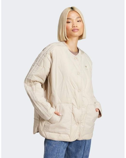 Adidas Originals Natural Fashion Quilted Liner Jacket