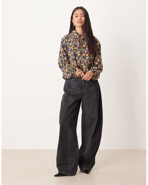 Glamorous Multicolor Long Sleeve Blouses