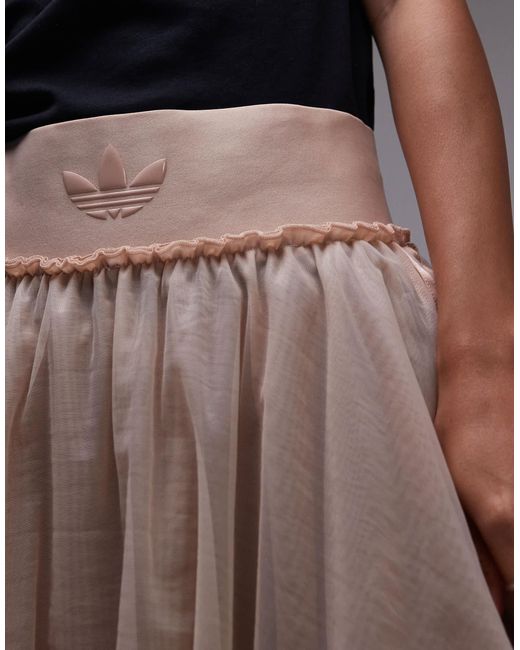 Adidas Originals Brown Ballet Tulle Skirt