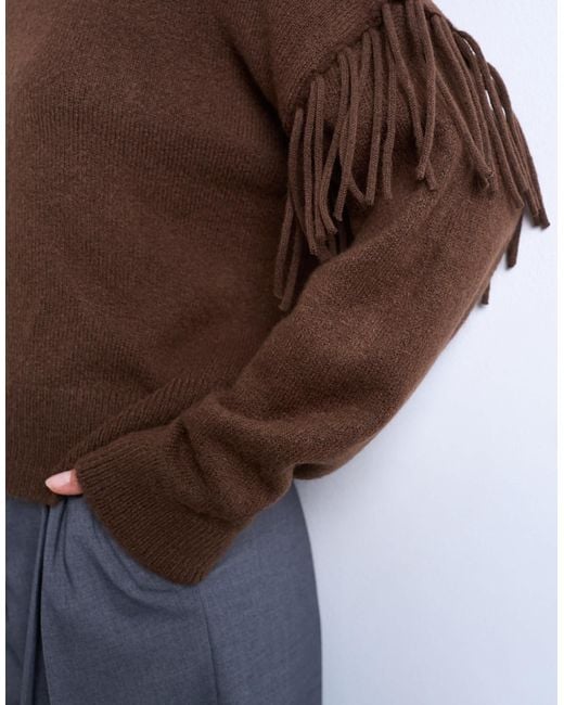 TOPSHOP Brown – strickpullover