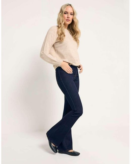 Long Tall Sally Blue Denim Flare Jeans