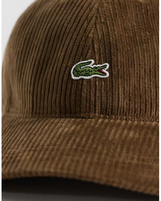 Lacoste Brown Essential Logo Cap for men