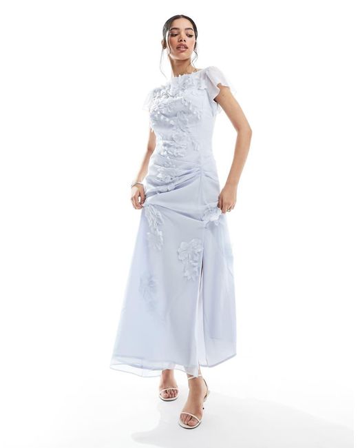 grammys blue dress Selena Gomez Royal Blue Sequin 58th Grammy Awards Dress main image 0