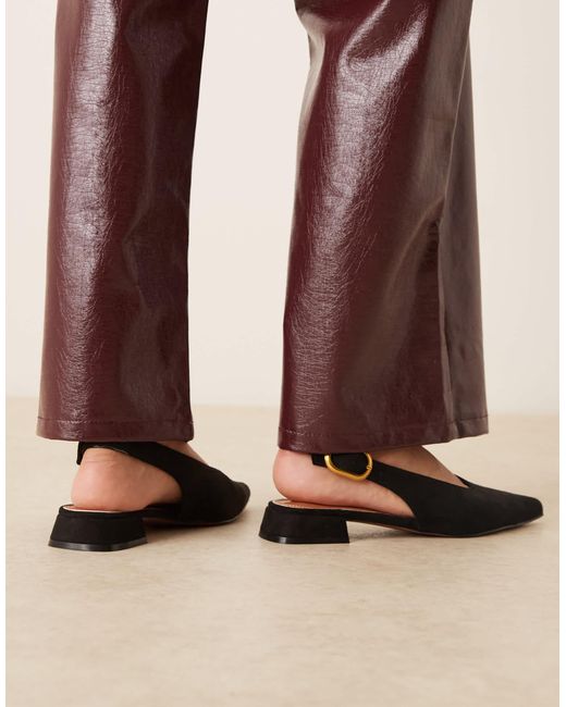 ASOS Natural Leonora Slingback Ballets