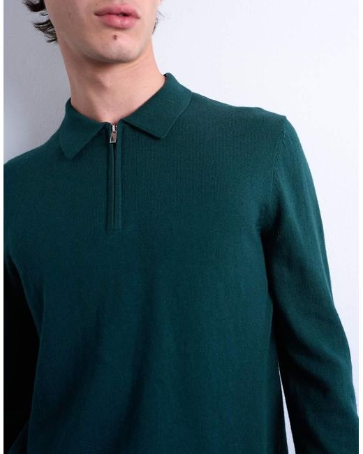Polo Basic di Topman in Green da Uomo