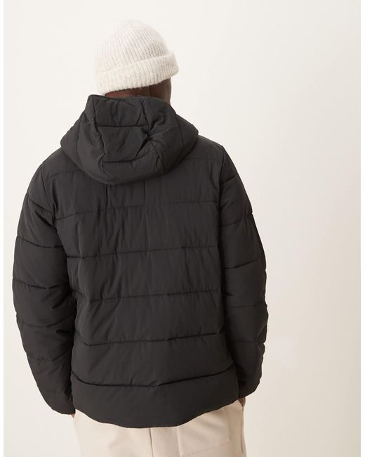 Abercrombie & Fitch – leichte pufferjacke in Natural für Herren