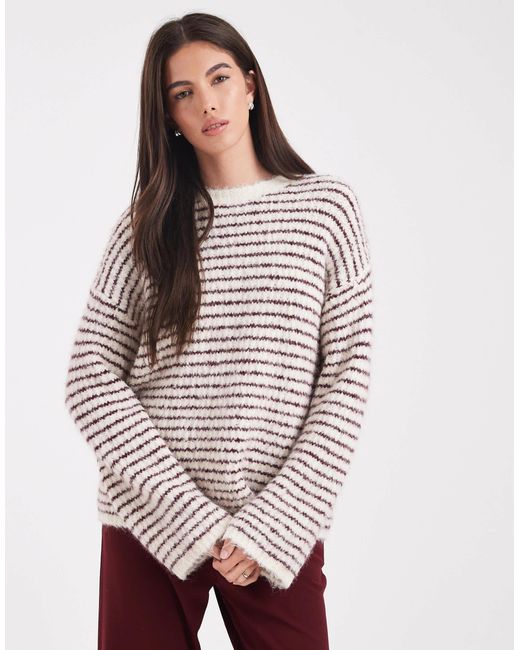 Pull ras 4th & Reckless en coloris Red