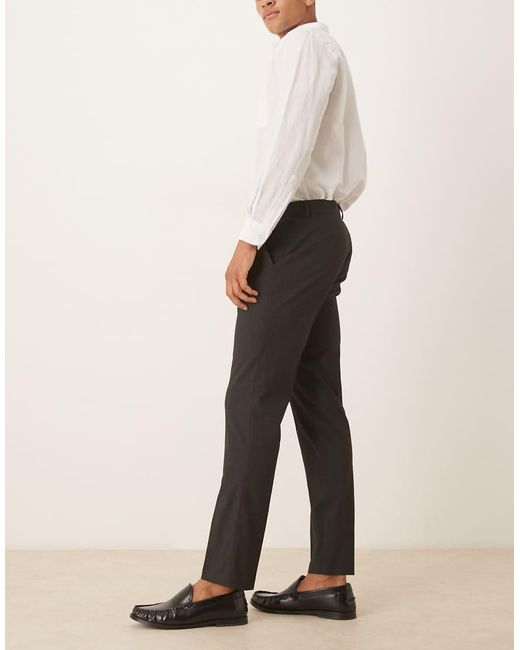 ASOS Gray Slim Smart Trouser for men