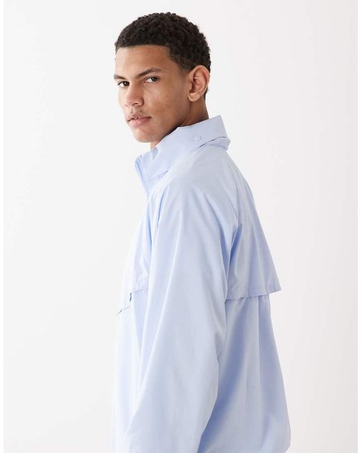 Nike Blue Half Zip Pullover Waterproof Fleece for men