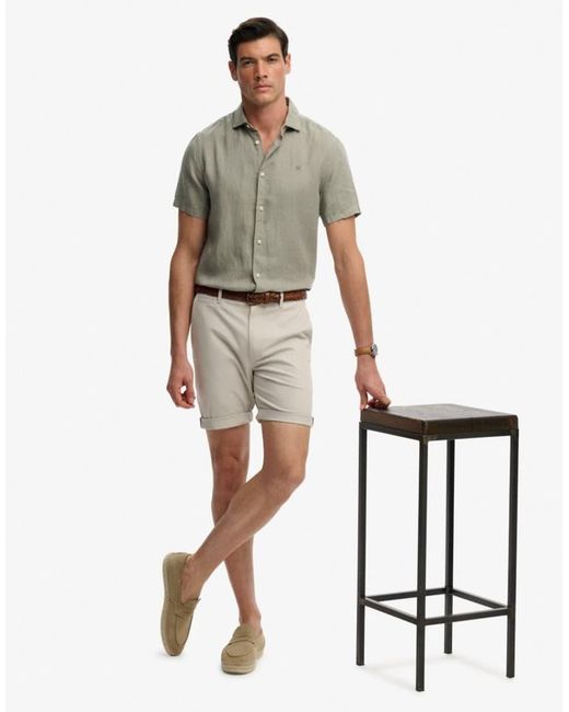 Superdry Natural Premium Regular Chino Shorts for men