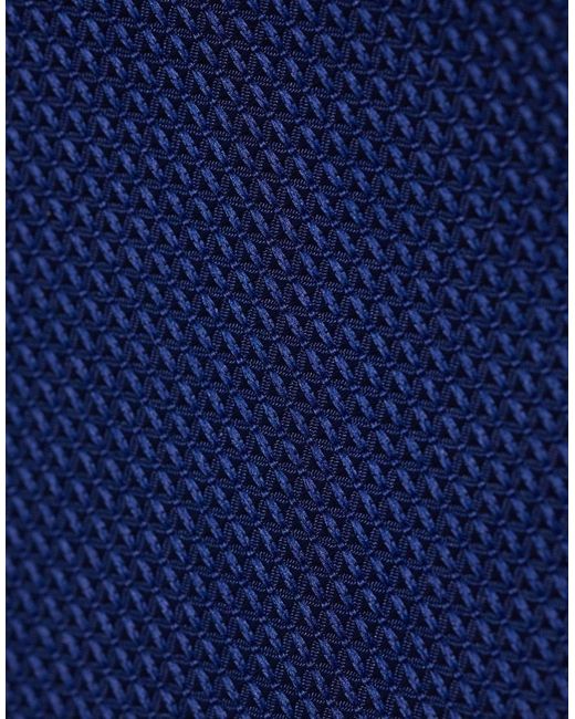 ASOS Blue Textured Tie And Pocket Square for men