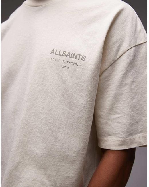 AllSaints Underground in het Blue voor heren