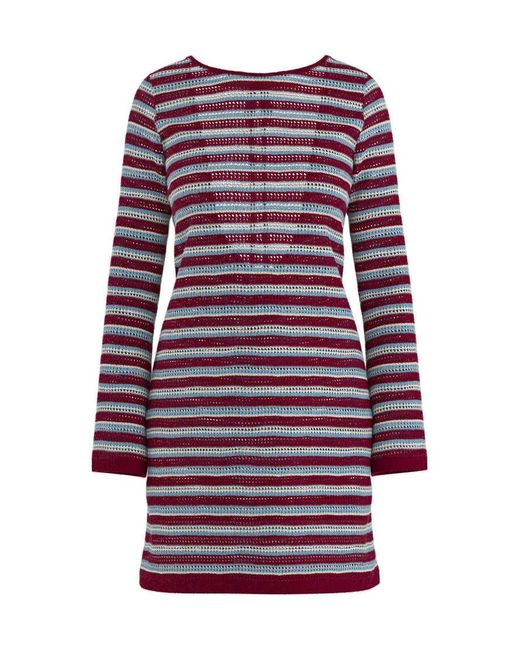 HYPEDROP Purple Knitted Dress