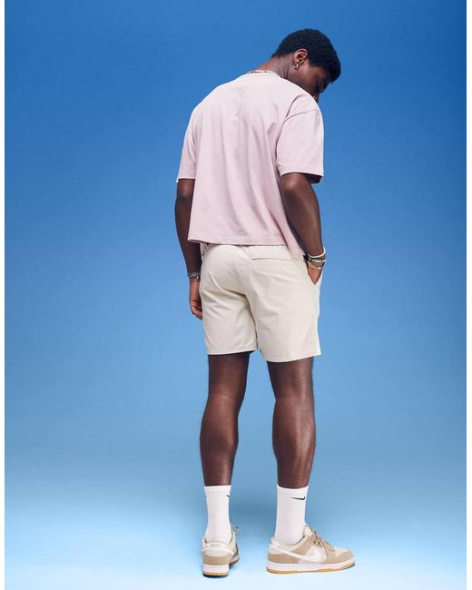 Pantalones Cortos De Corte Estándar Olsen De - Neutro Weekday de hombre de color White