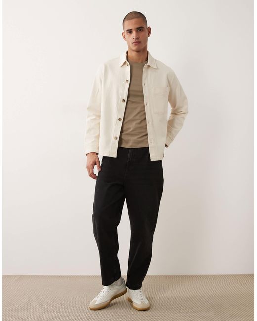 SELECTED Natural Overshirt Jacket for men