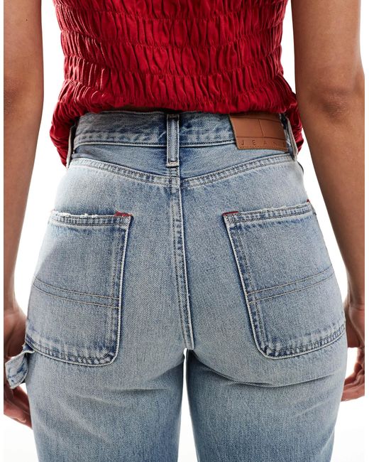 Tommy Hilfiger Blue – layla – gerade, schmal geschnittene jeans