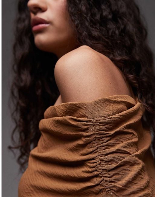 Mango Black – gerafftes oberteil
