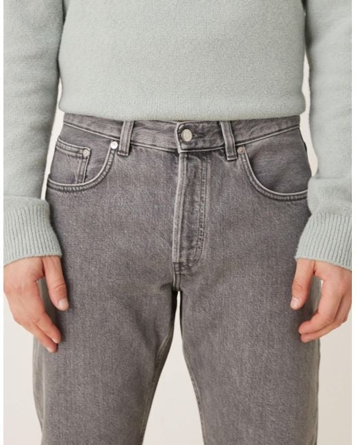 ARKET – park – e jeans mit regulärer passform und geradem schnitt in Gray für Herren